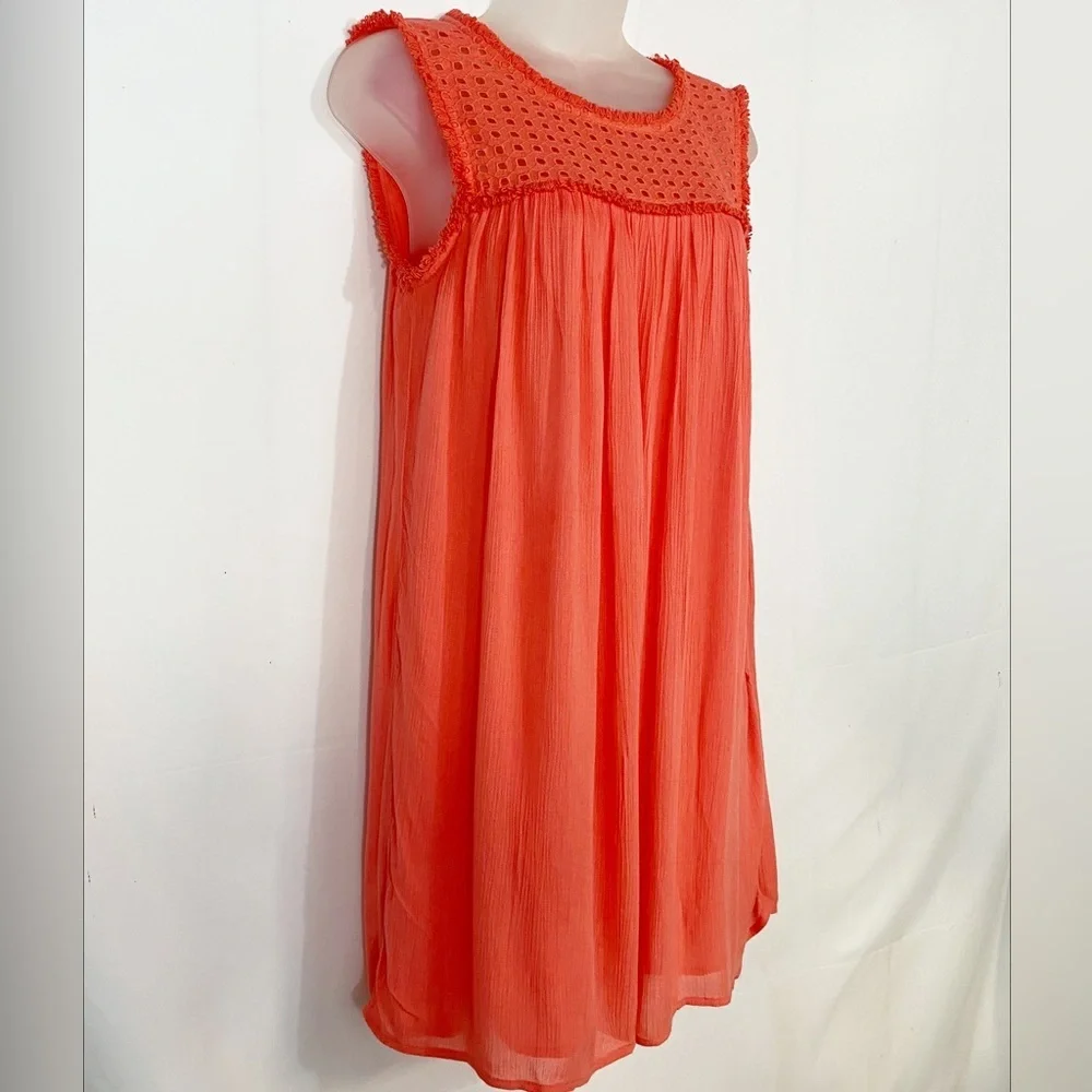 Tommy Bahama | Eyelet And Fringe Detail Dress - Vacation - Beachy - Boho - Picture 5 of 13